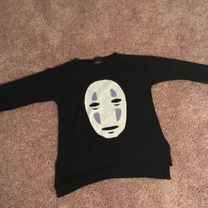 spirited away no face sweater studio ghibli